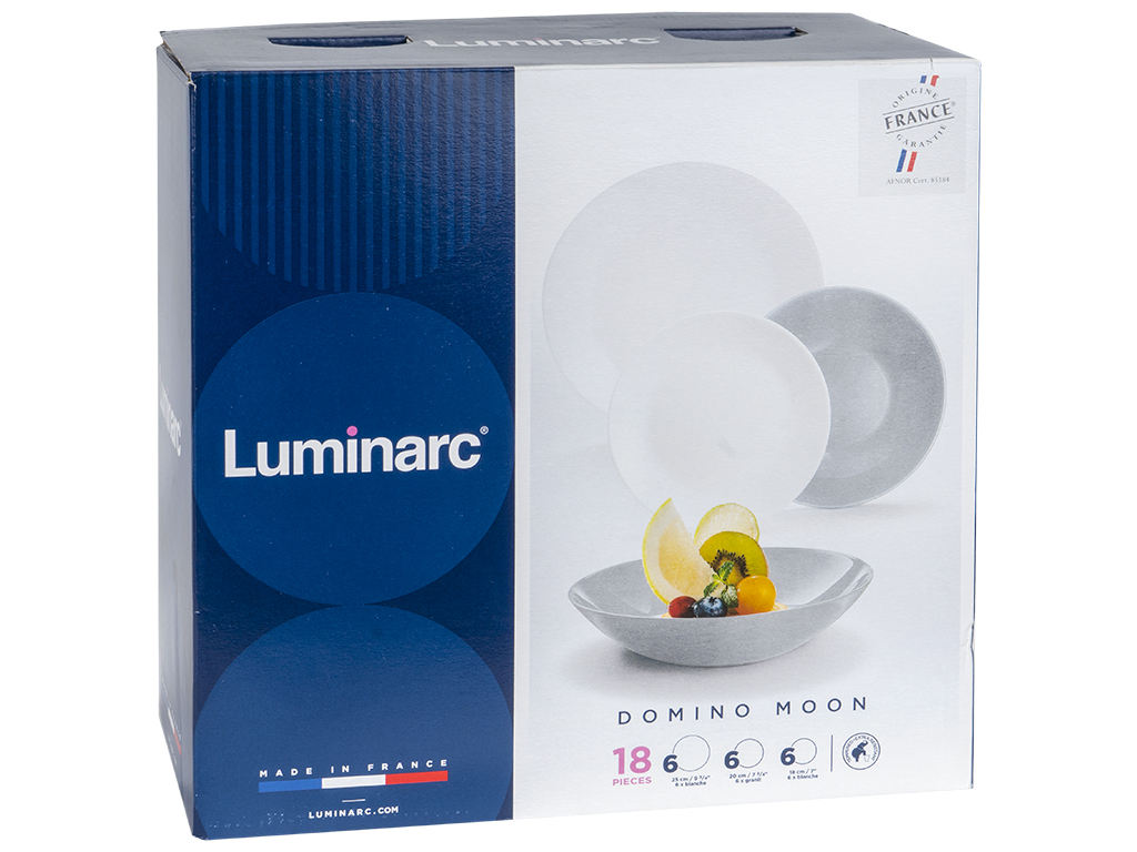 Сервиз обеденный Luminarc Zelie Moon White&Granit 18 предметов 89024