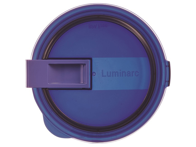 Контейнер круглый Luminarc Easy Box, синяя крышка, 920мл, 088331489669