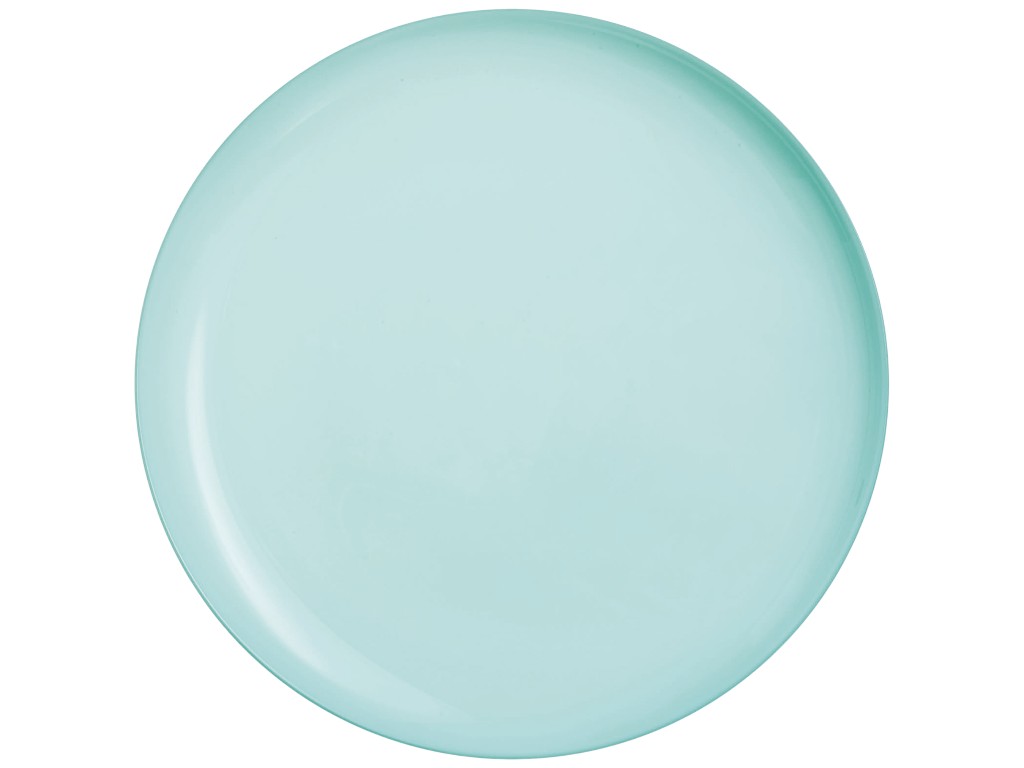 Блюдо для піци Luminarc Diwali Turquoise, кругле, загартоване скло, 32см, колір бірюзовий
