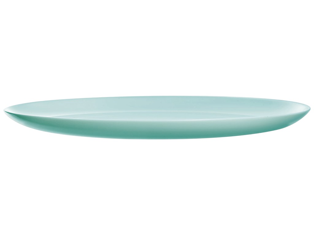 Блюдо для піци Luminarc Diwali Turquoise, кругле, загартоване скло, 32см, колір бірюзовий