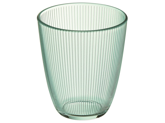 Набор стаканов Luminarc Concepto Stripy Green, низкие, 310мл (цена за набор 6шт) 0883314902211