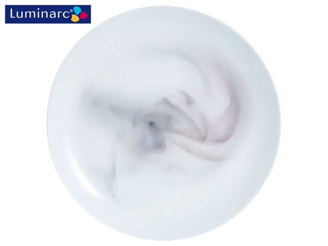 Тарелка Luminarc Diwali Marble White, 19см, десертная, 03300