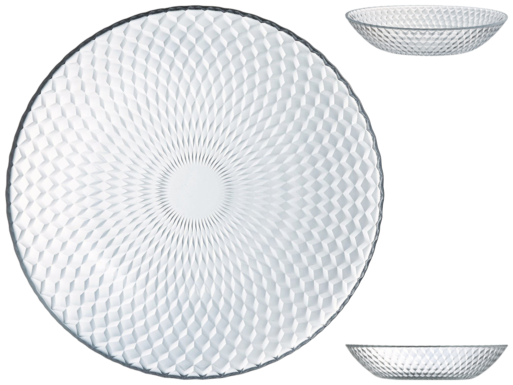 Тарілка супова Luminarc Pampille Clear, 20см, 0883314858556