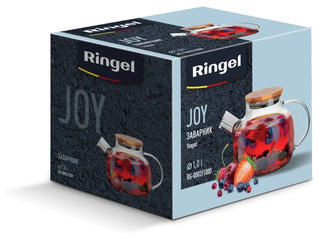 Заварник Ringel, Joy, закаленное стекло, объем 1 л 6900070671510
