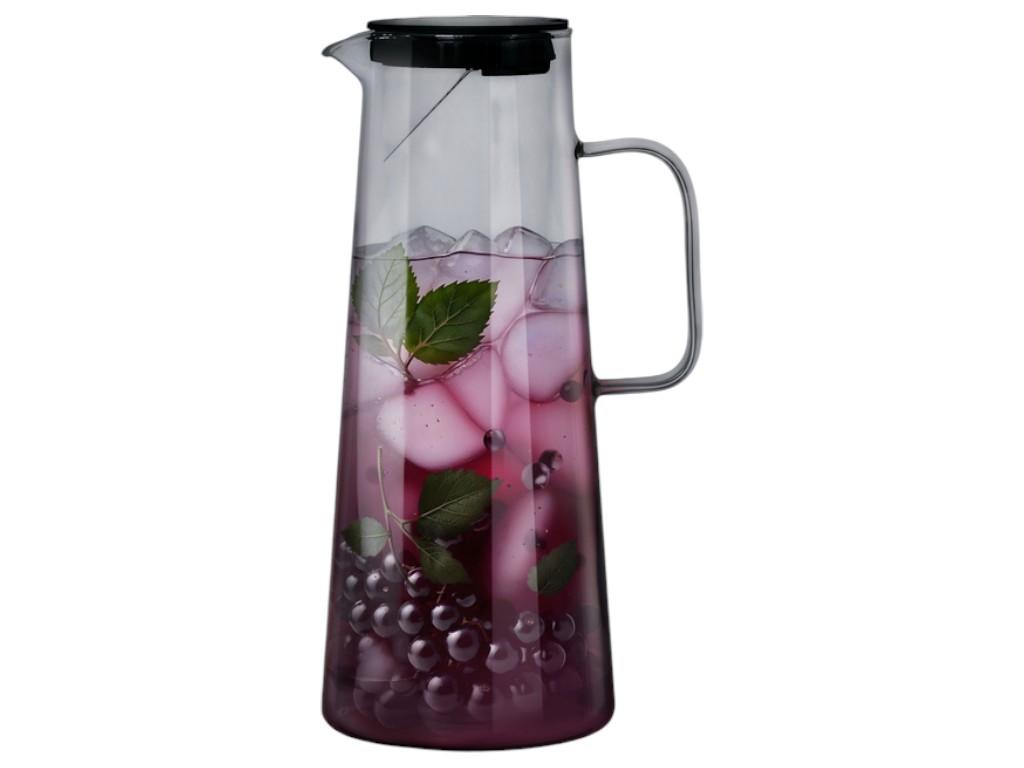 Кувшин Ringel, Grey Line (G), боросиликатное стекло, объем 1,8 л 6900070671558