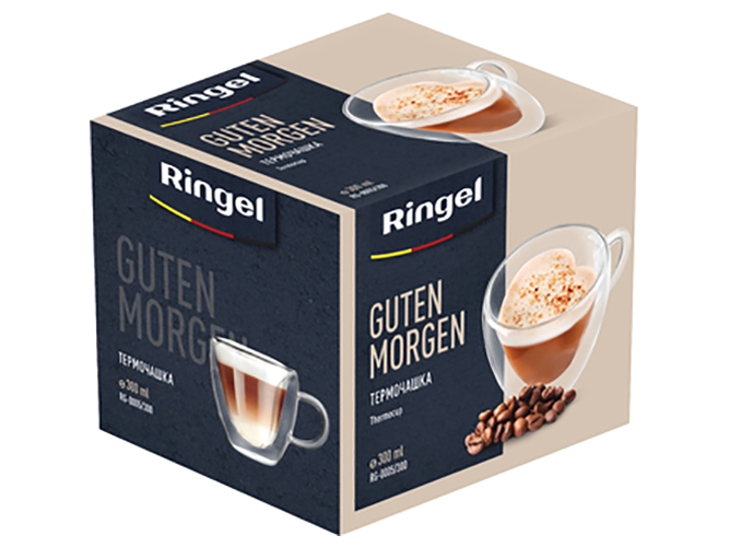 Чашка з подвійною стінкою Ringel Guten Morgen Heart, 300мл, 6900066295539