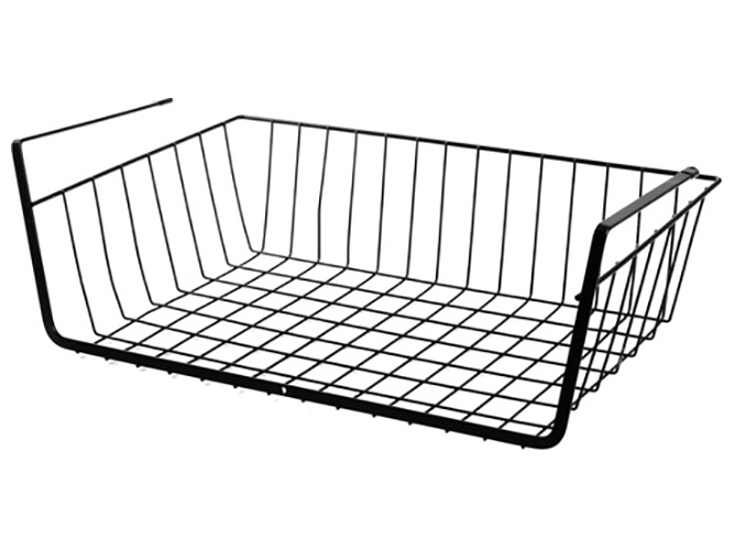 Полка-корзина навесная Ringel Raum, 43х25,5х13,5см, черная, 6900069373159