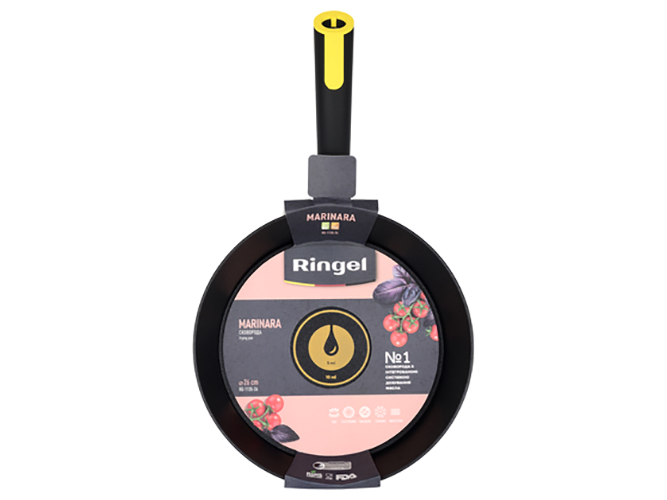 Сковорода глубокая Ringel Marinara, 26см, без крышки, 6900065296322