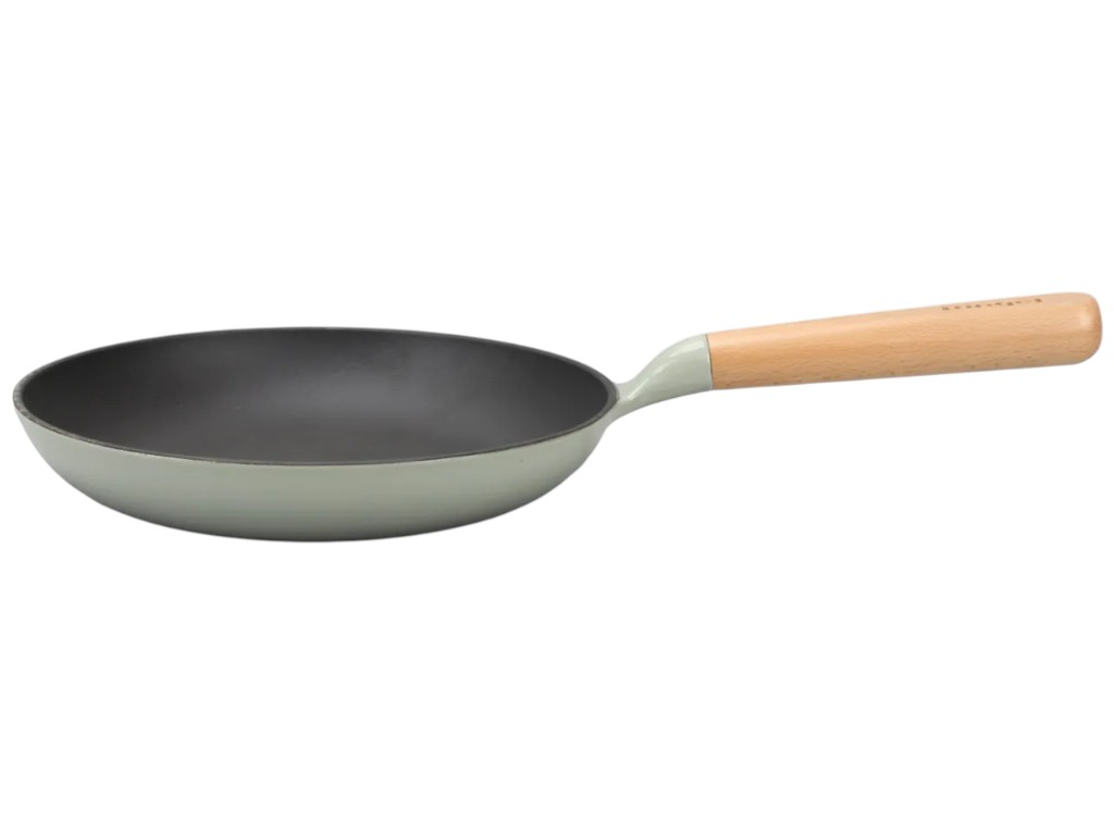 Сковорода Ringel PrimaVera, чугун, дерево, 24см, цвет серый