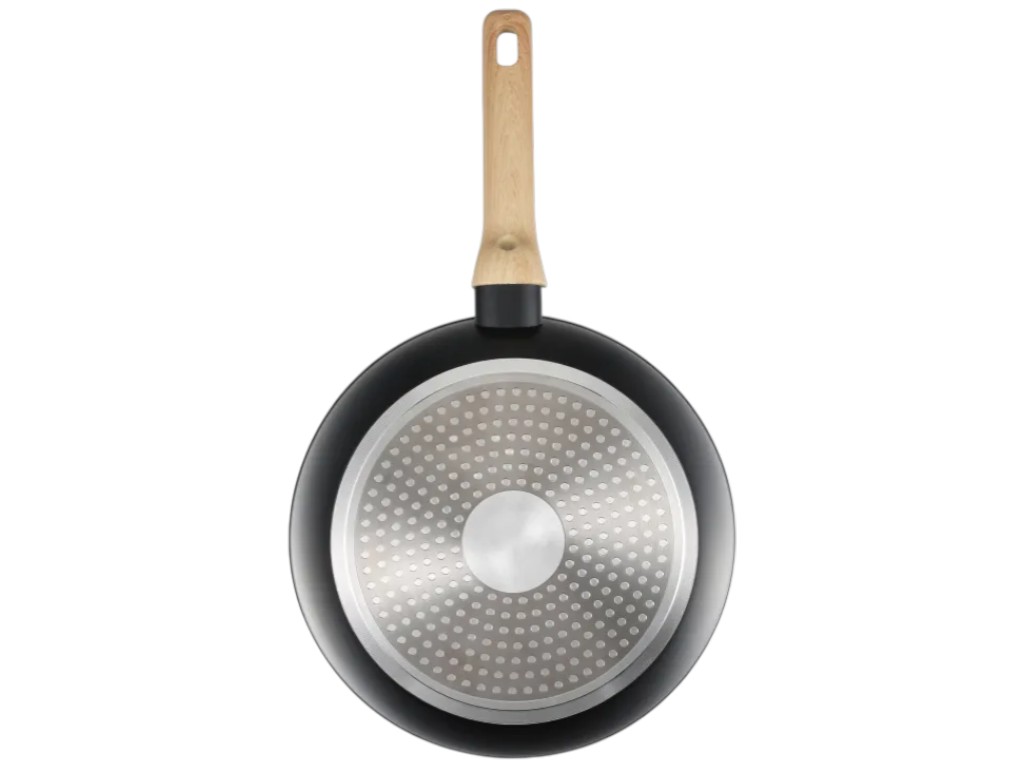Сковорода глубокая Ringel Ingrid, алюминий, покрытие Pfluon, 28см, цвет черный