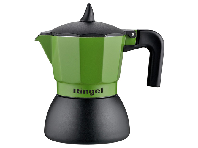 Гейзерна кавоварка Ringel Lungo на 6 чашок, 240мл, 6900064158973