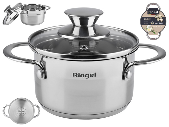 Каструля Ringel Kinder, 12см, 600мл, з кришкою