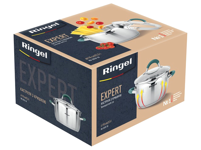 Кастрюля Ringel Expert, 18см, 2,5л, 6900067236906