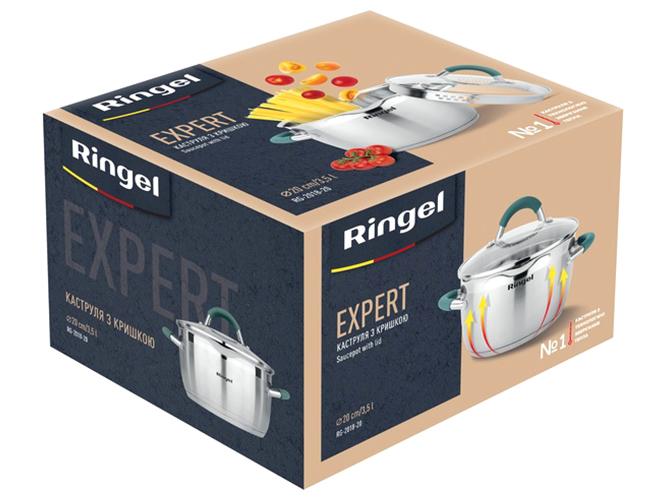 Кастрюля Ringel Expert, 20см, 3,5л, 6900067236913