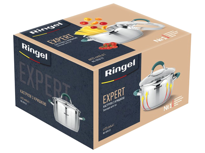 Кастрюля Ringel Expert, 22см, 4,6л, 6900067236937