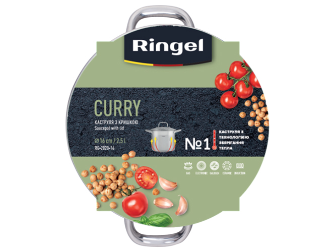 Каструля з кришкою Ringel Curry, 16см, 2,5л