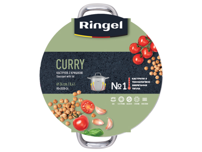 Каструля з кришкою Ringel Curry, 24см, 8,4л