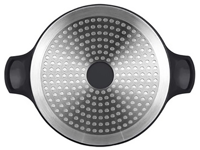 Каструля Ringel Zitrone Black, з кришкою, 20x9,5см, 2,5л, 6900069372411