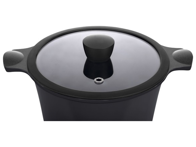 Каструля Ringel Zitrone Black, з кришкою, 20x9,5см, 2,5л, 6900069372411