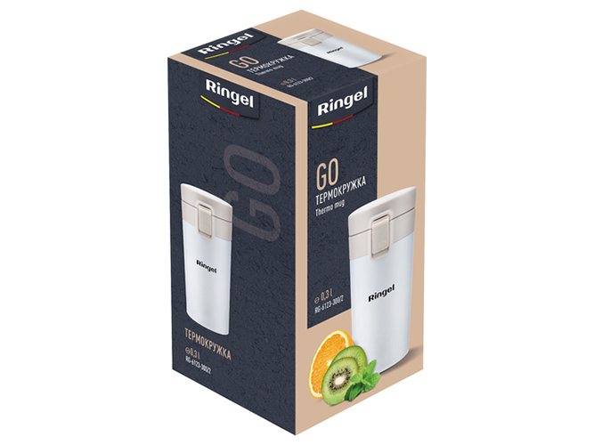 Термокружка Ringel GO, белый, 300мл, 6900066891229