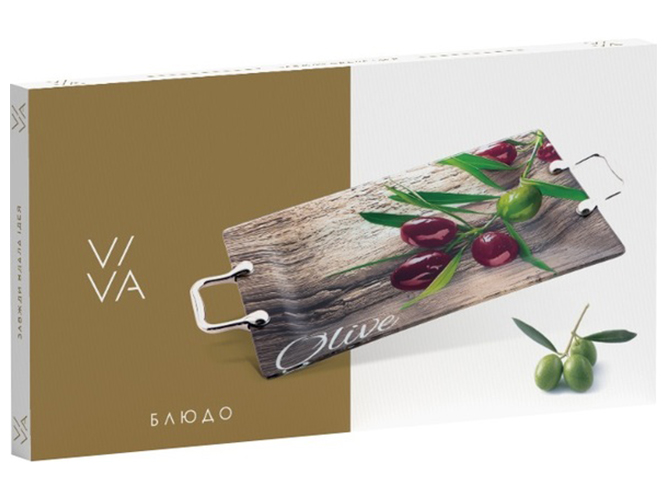 Блюдо с ручками Viva Olives, 35х22,5см, 6900065992866