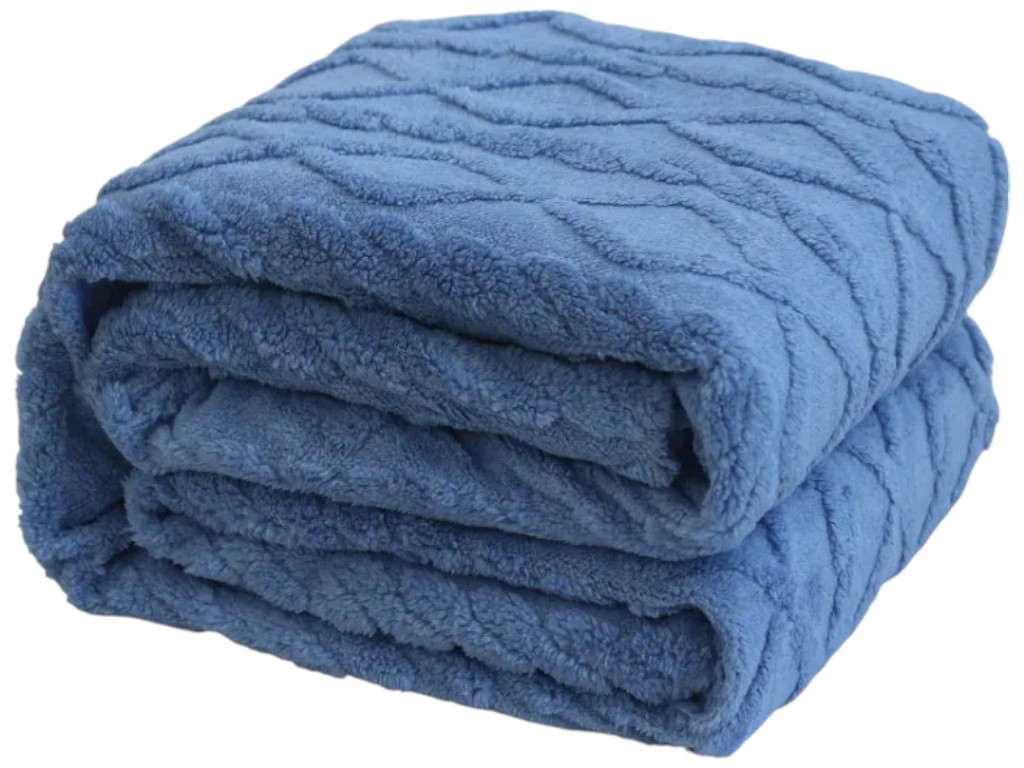 Комплект постільної білизни Soho Romance, двоспальний, покривало, 2 наволочки, колір блакитний