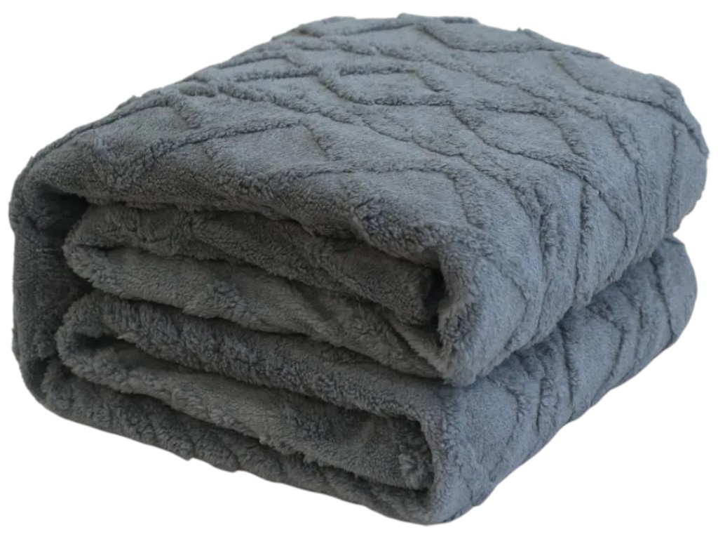 Комплект постельного белья Soho Romance, двуспальный, покрывало, 2 наволочки, цвет серый