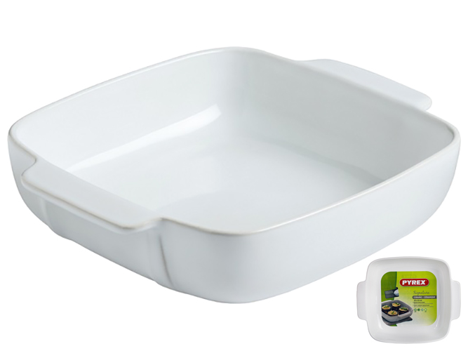 Форма для запекания Pyrex Signature, 22х22см, керамическая, 3426470272629