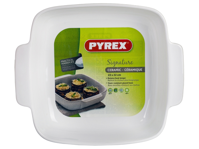 Форма для запекания Pyrex Signature, 22х22см, керамическая, 3426470272629