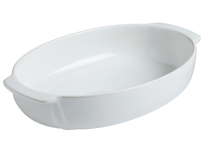 Форма для запекания Pyrex Signature, 35x23см, овальная, керамическая, белая, 3426470272483