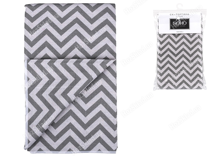 Скатертина Soho Zigzag, 120x140см, 200G/М2, 6900068143548
