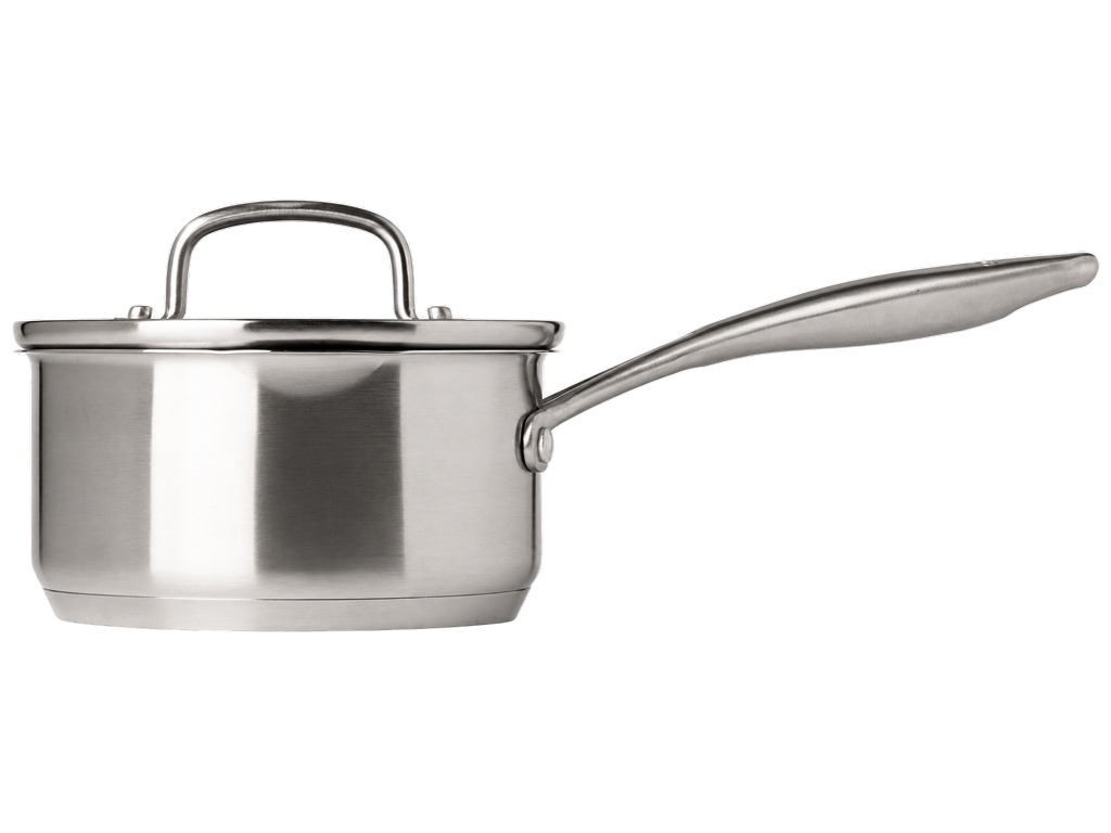 Ковш Pyrex Infinity, з нержавіючої сталі, з кришкою, 16 см, 1,25 л