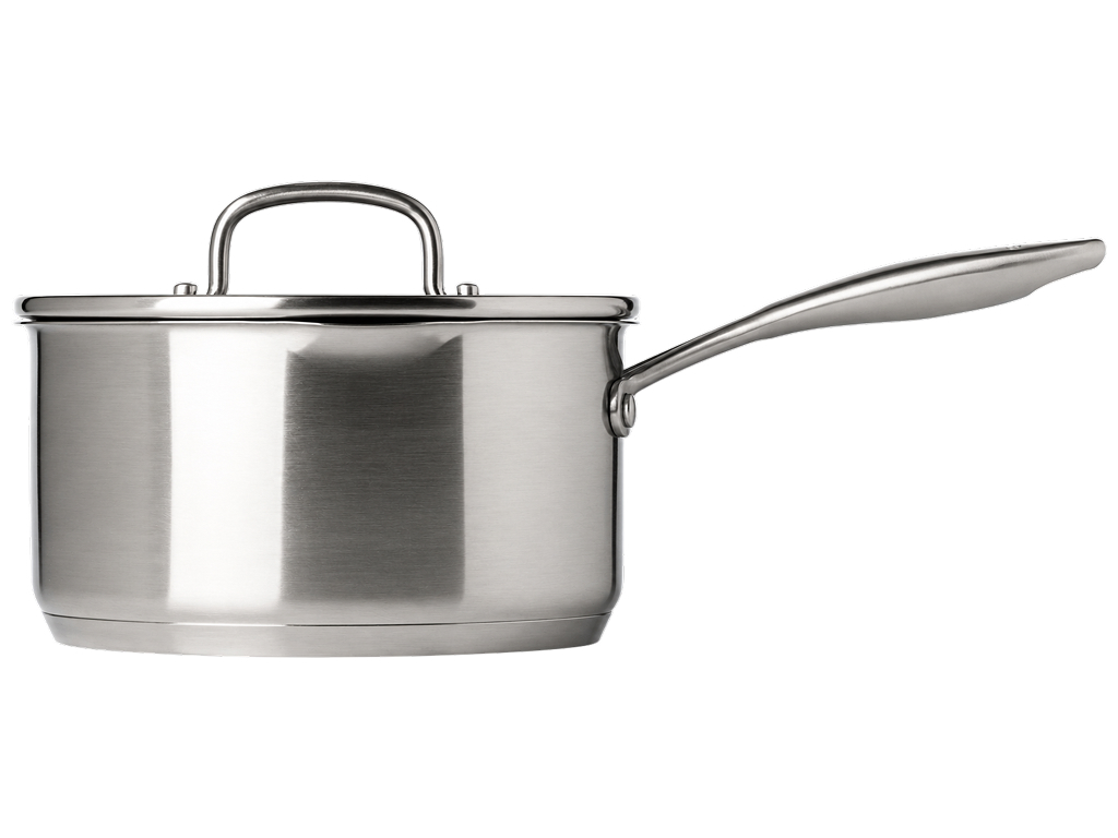 Ковш Pyrex Infinity с крышкой, нержавеющая сталь, 2,5 л, 20 см