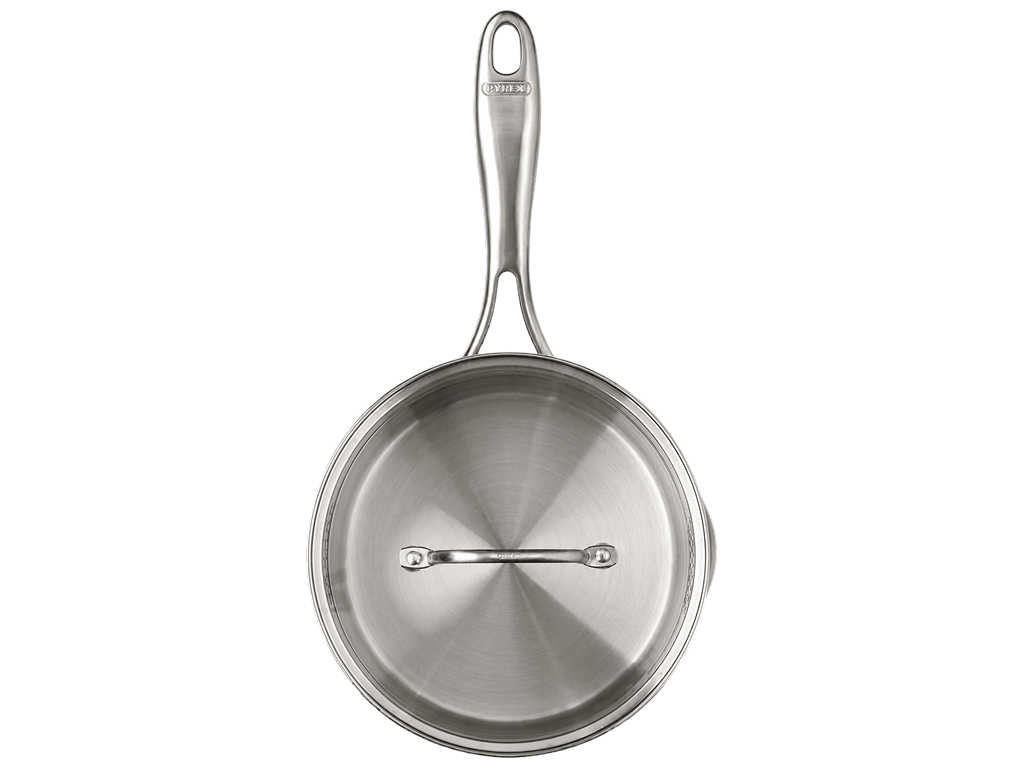 Ковш Pyrex Infinity с крышкой, нержавеющая сталь, 2,5 л, 20 см