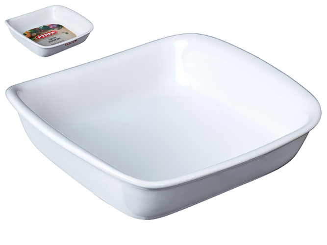 Форма Pyrex Supreme white, 24х24см, керамическая, квадратная, 3426470277389