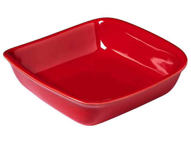 Форма Pyrex Supreme red, 24х24см, керамическая, квадратная, 3426470277471