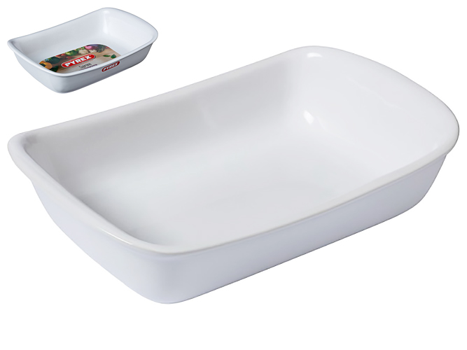 Форма Pyrex Supreme white, 30х20см, керамическая, прямоугольная, 3426470277334