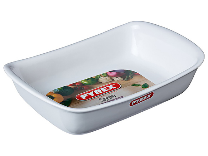 Форма Pyrex Supreme white, 30х20см, керамическая, прямоугольная, 3426470277334