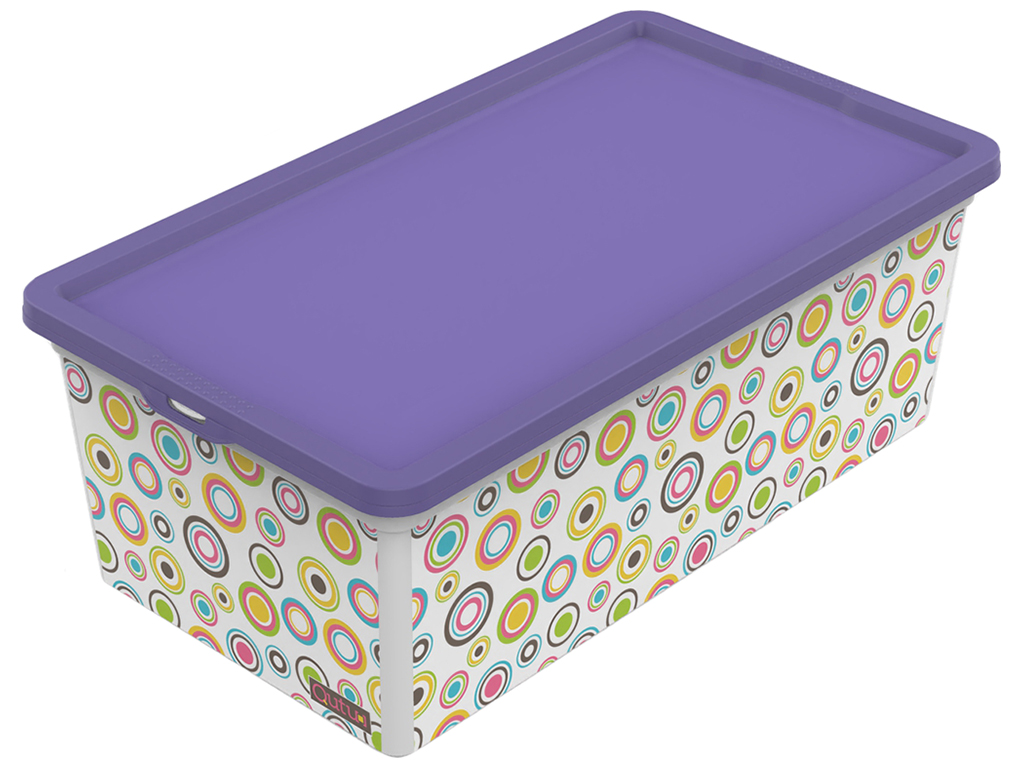 Контейнер Qutu Trend Box Vibrant, з кришкою, 5л, 8690067766722