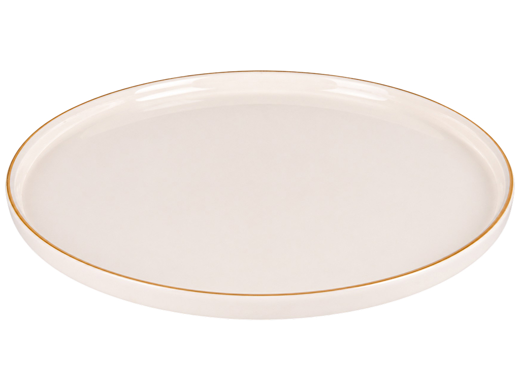 Тарілка десертна Limited Edition Aria Gold, фарфор, колір бежевий, 21,5см