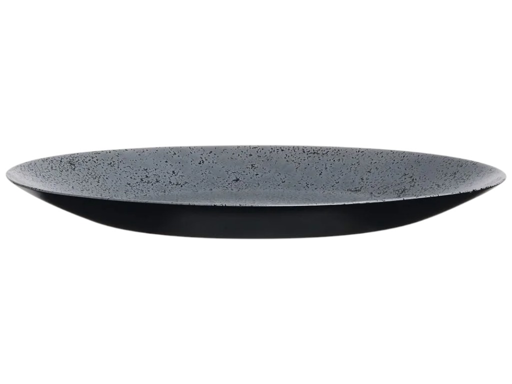 Тарілка обідня Luminarc Slate, ударостійке скло, 25×2,6см, колір сірий