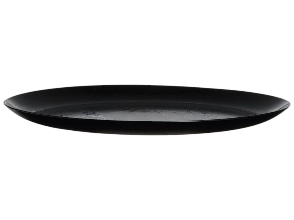 Тарілка обідня Luminarc Diana, скло міцне, 25×1,7см, колір чорний