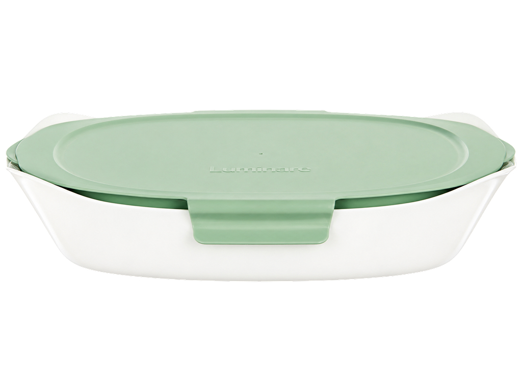 Форма для запекания Luminarc Smart Cuisine Carine, жаропрочное опаловое стекло, 34×25см, цвет белый