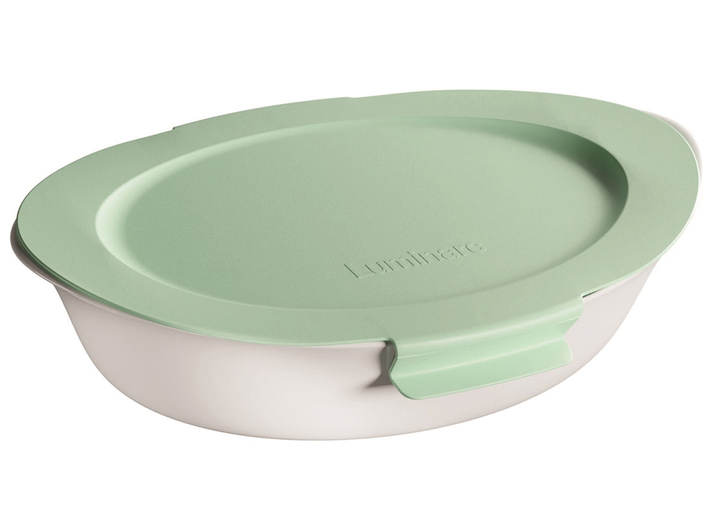 Форма для запекания Luminarc Smart Cuisine Carine овальная, 32х20см, с крышкой, 0883314972948
