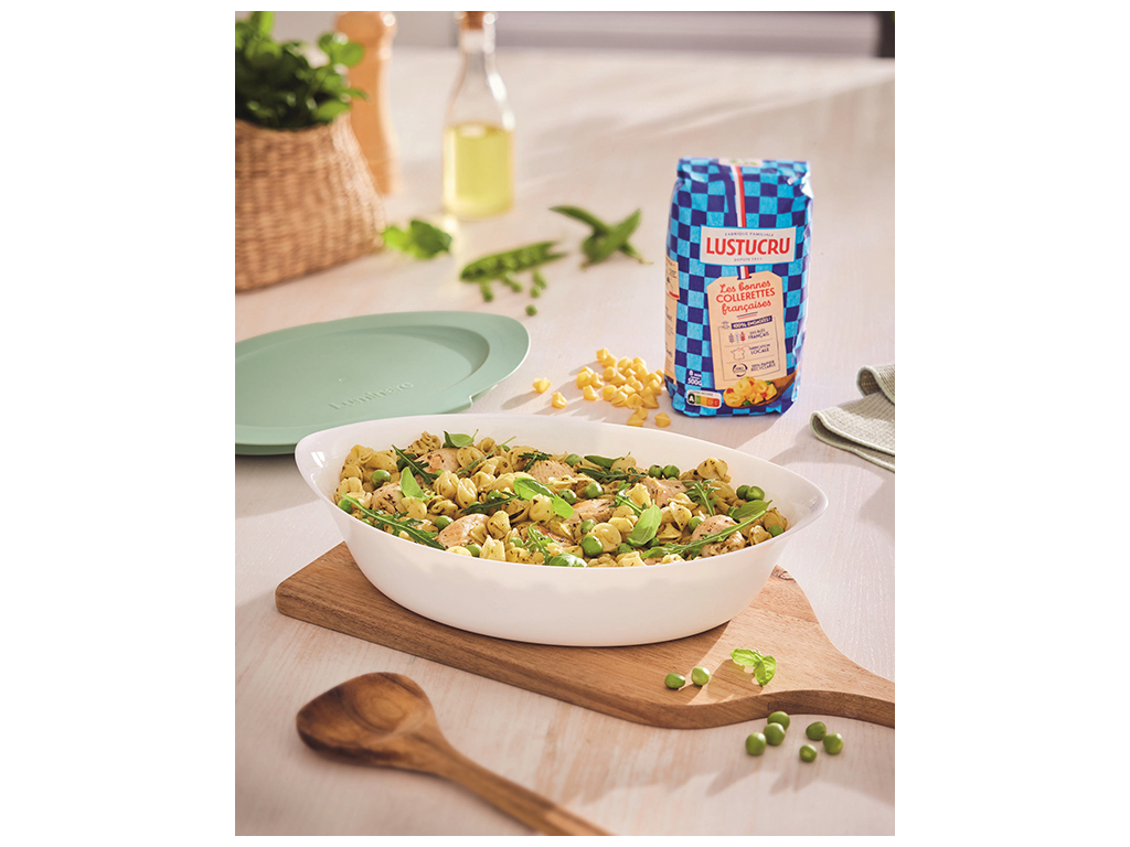 Форма для запекания Luminarc Smart Cuisine Carine овальная, 32х20см, с крышкой, 0883314972948