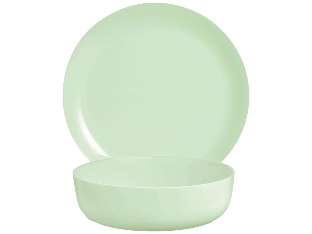 Сервиз столовый Luminarc Diwali Paradise Green, закалённое стекло, цвет зелёный (цена за набор 19пр)