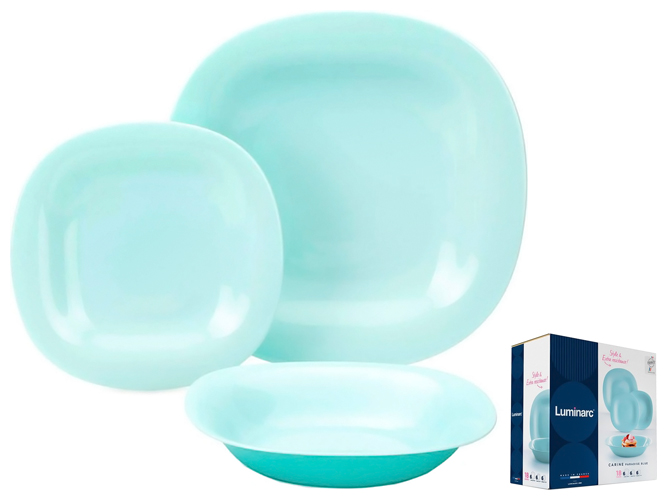 Сервиз Luminarc Carine Light Turquoise (цена за набор 18 предметов) 0883314783216