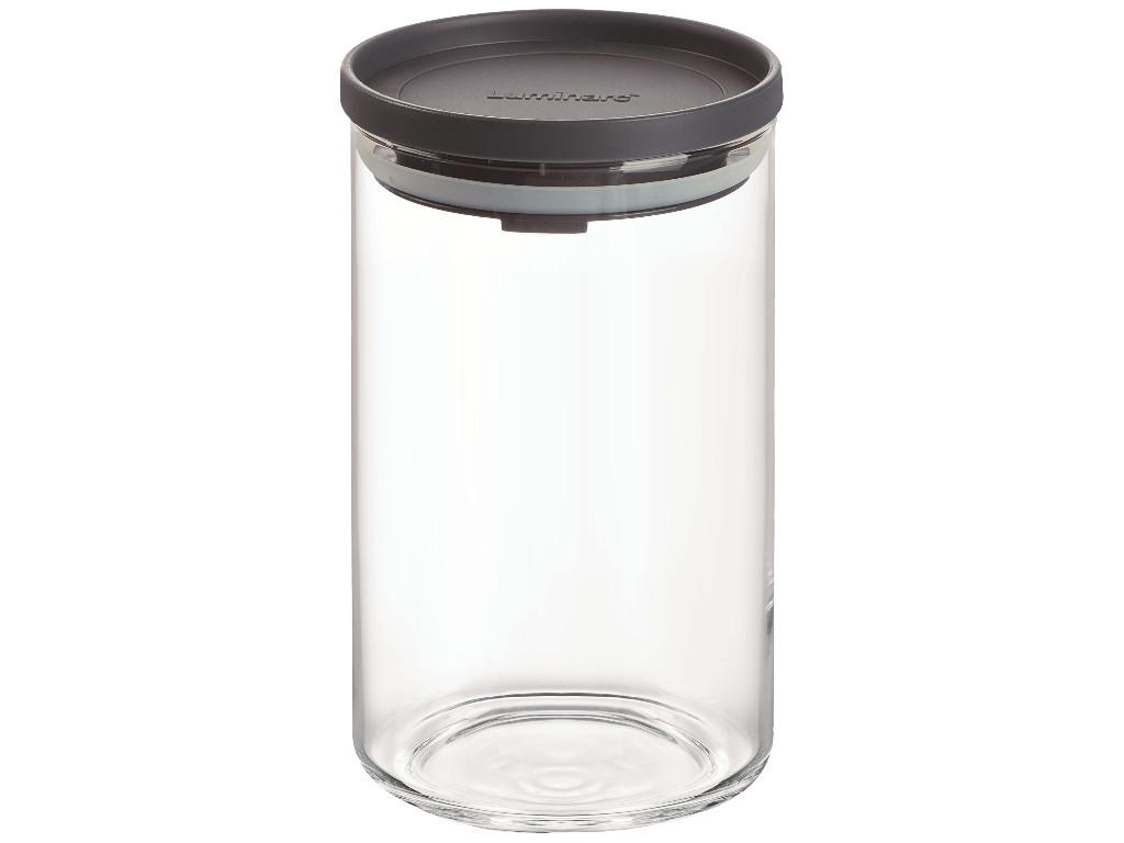 Банка Luminarc Ballet, пластиковая крышка, закаленное стекло, 1100мл, цвет прозрачный