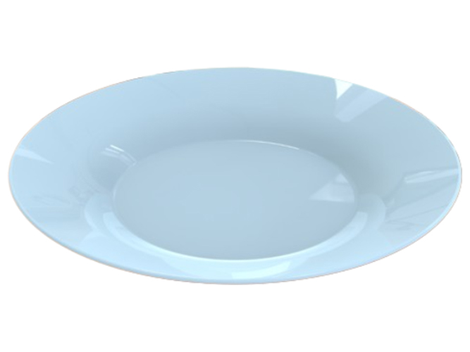 Тарілка супова Luminarc Plumi Paradise Blue, 22см, 0883314017939