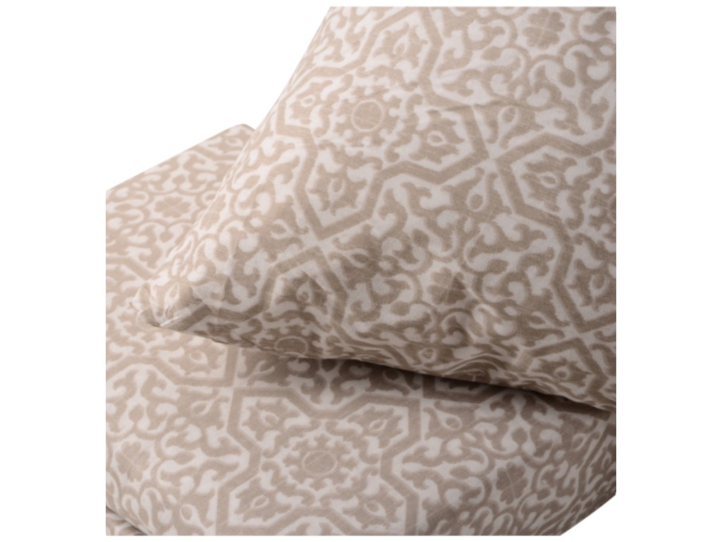 Комплект постельного белья Soho, семейный, 150×200см, 200×220см, 50×70см, полиэстер, цвет бежевый